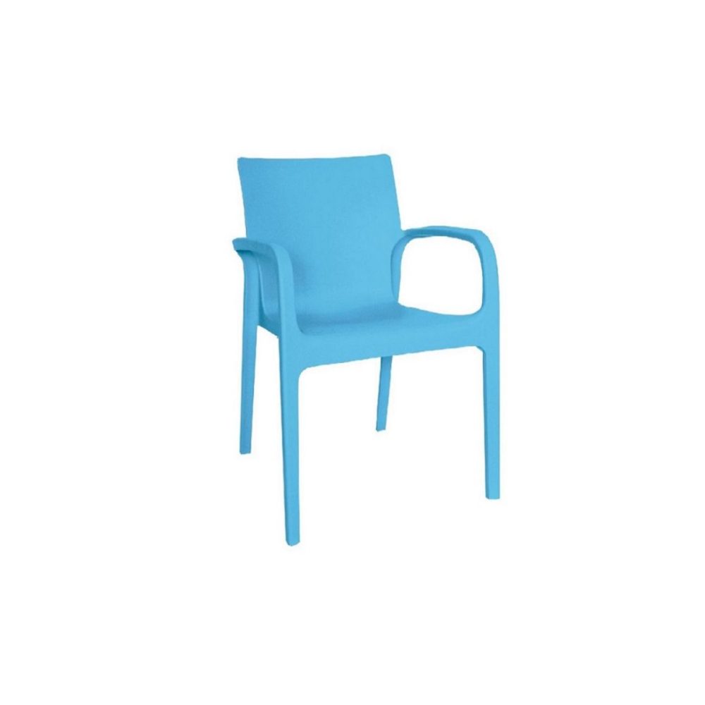 Silla Moderna Lagoona 7050 color Azul Cómoda Alissa