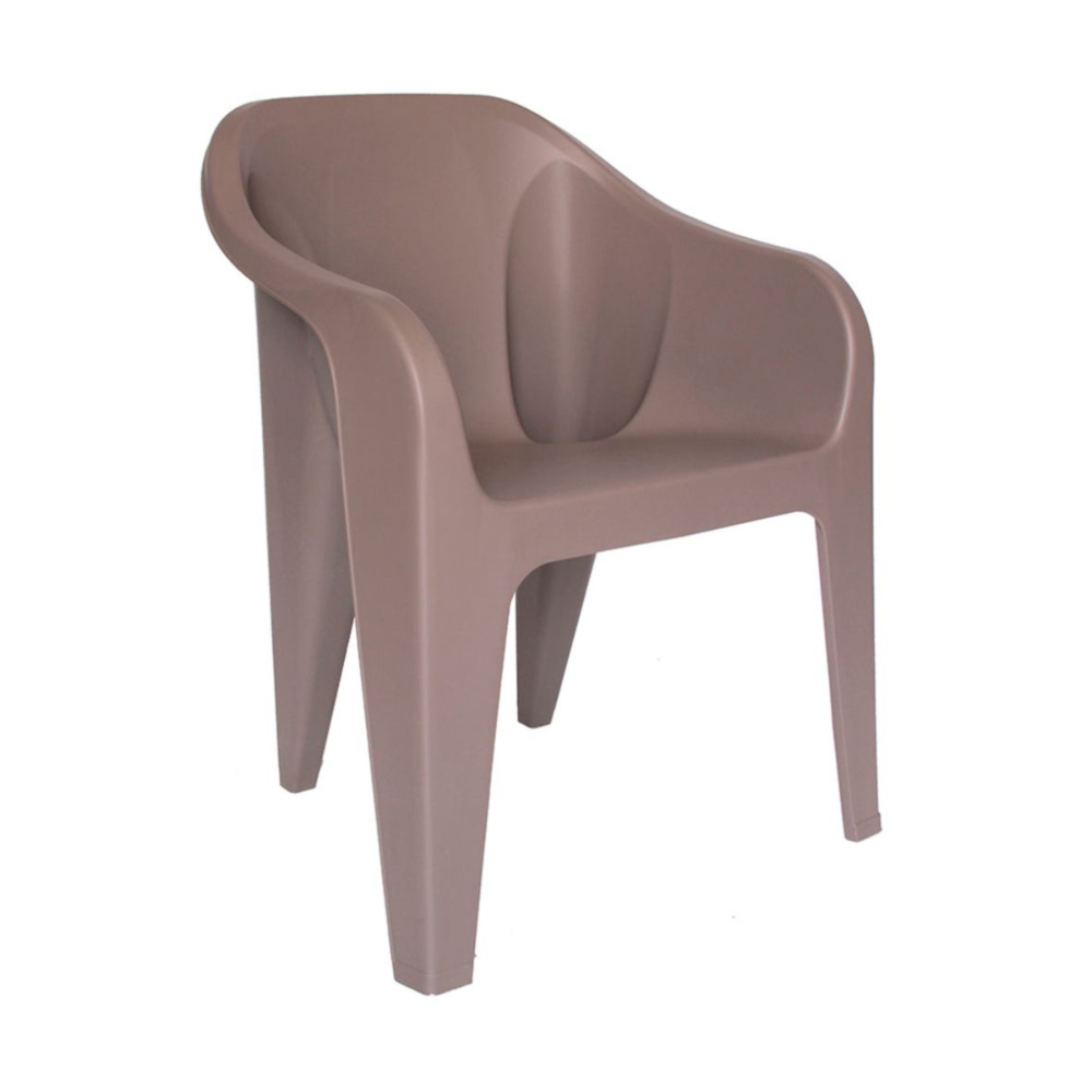 Silla Moderna Lagoona 7257N6 Satos color Gris Resistente Elefante