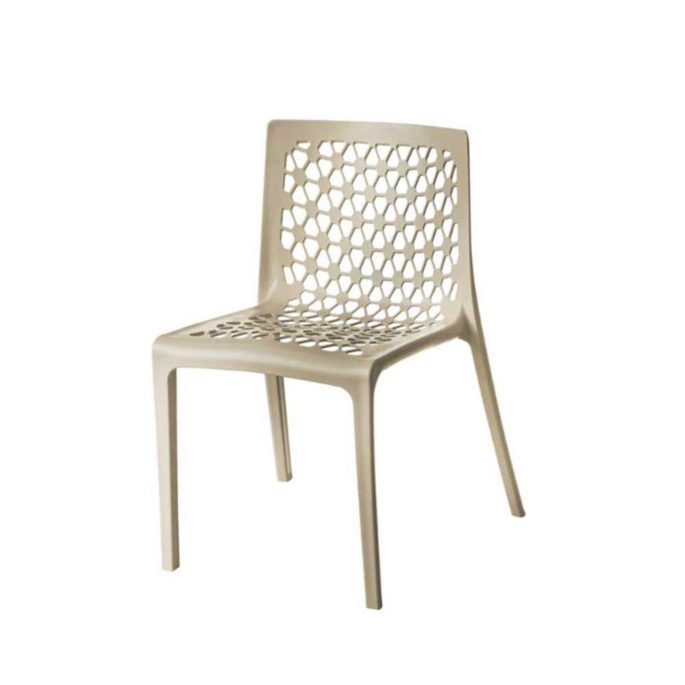 Silla Milán Lagoona 7053G6 color Marrón Moderna Resistente