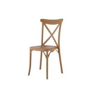 Foto 1 | Silla Lagoona 7061N4 color Marrón Moderna Resistente X-Chair