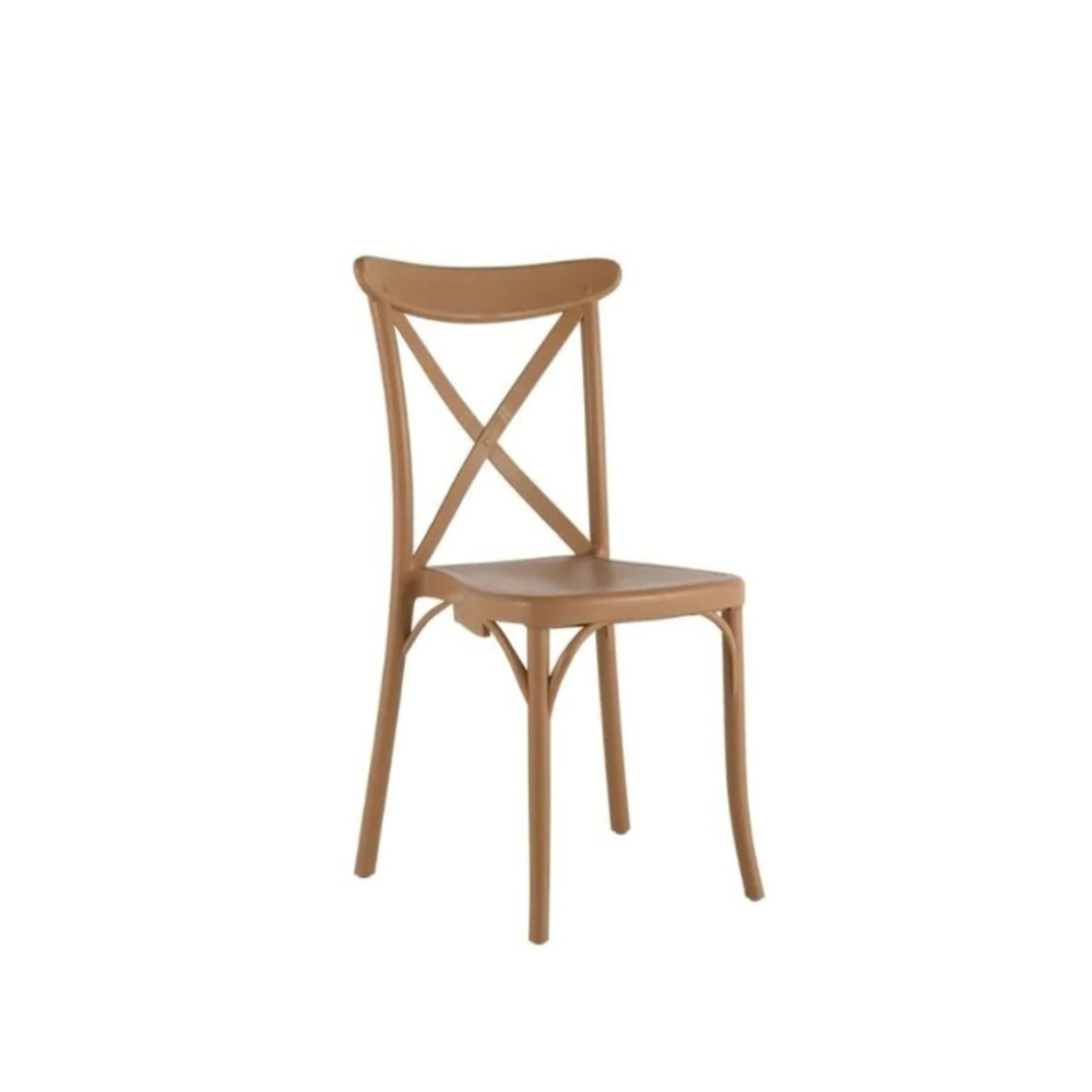 Foto 3 pulgar | Silla Lagoona 7061N4 color Marrón Moderna Resistente X-Chair