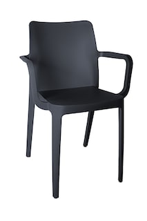 Foto 1 | Silla Minimalista con Descansabrazos color Gris