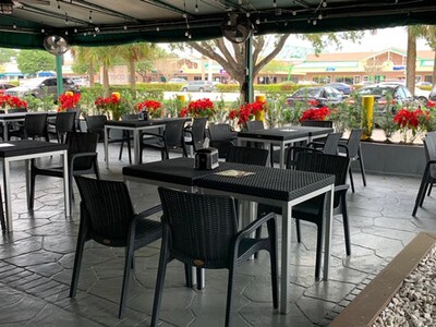 Foto 4 | Silla Lagoon Koppla Tipo Rattan Negra de Comedor o Terraza Polipropileno Durable