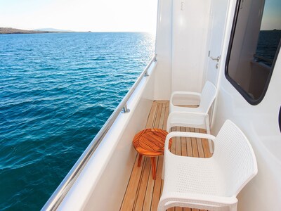 Foto 5 | Silla Lagoon Koppla Tipo Rattan de Comedor Terraza Blanca Polipropileno Durable