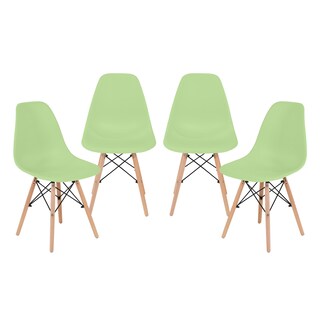 Foto 1 | Sillas para Comedor Onof color Verde 4 Piezas