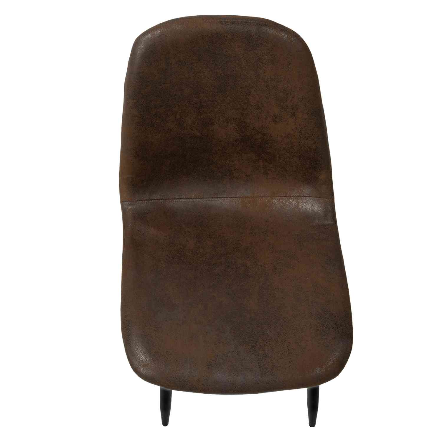 Foto 5 pulgar | Set 4 Sillas Modernas Juego Comedor Cocina Suede Gamuza Cafe
