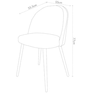 Foto 5 | Silla Madera Tesso Home Gris