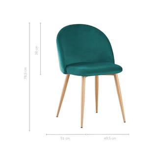 Foto 5 | Sillas para Comedor Top Living Verdes 4 Piezas