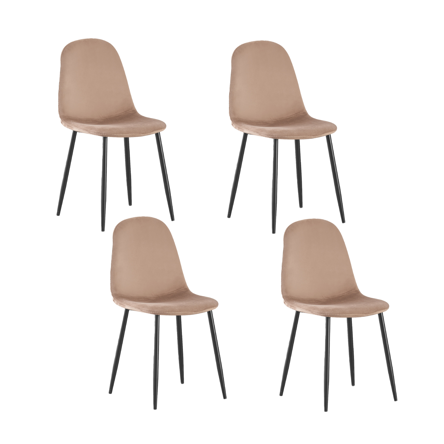 Foto 2 pulgar | Set Sillas De Comedor Top Living Ralina-a Beige Oscuro