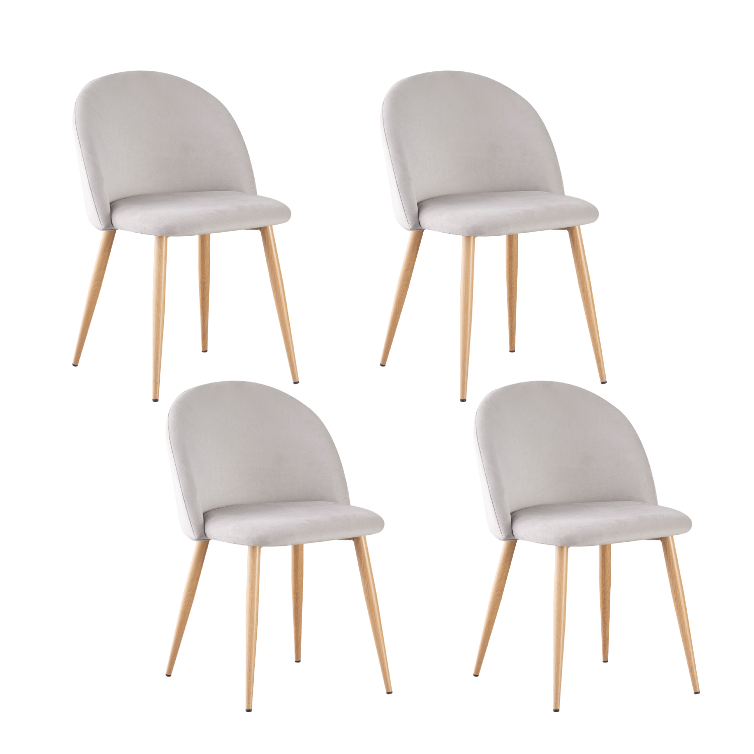 Foto 2 pulgar | Set Sillas De Comedor Top Living Dinka-cielo Gris