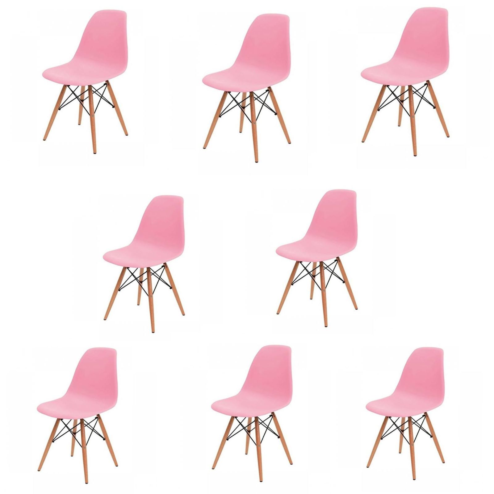 Silla Inmatmex Ejecutiva Rosas 8 piezas