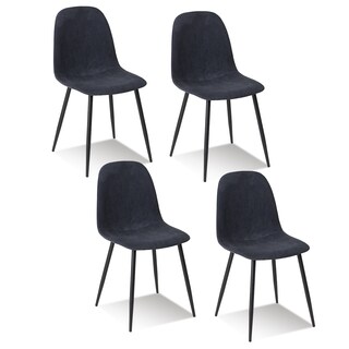 Foto 1 | Sillas de Comedor Homemake Charlton Terry Blue Azules