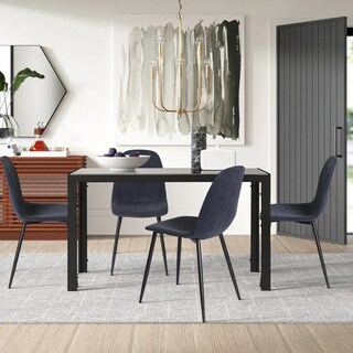Foto 5 | Sillas de Comedor Homemake Charlton Terry Blue Azules