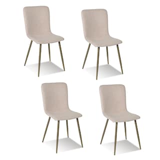 Foto 1 | Sillas de Comedor Homemake Scargill Beige Golden