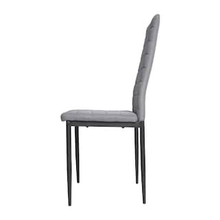Foto 4 | Sillas de Comedor Homemake Ann Kd All Black Grises