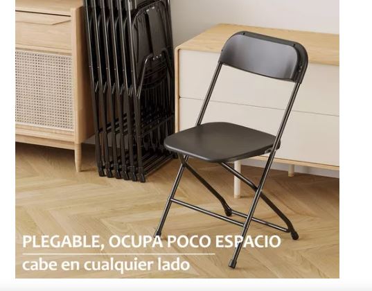 Foto 4 pulgar | Silla Plegable Wünd Reforzada de Plástico Uso Rudo