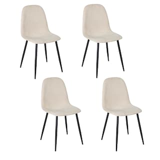 Foto 1 | Juego de 4 Sillas Comedor Diseño Moderno Homemake Charlton Beige