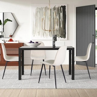 Foto 6 | Juego de 4 Sillas Comedor Diseño Moderno Homemake Charlton Beige