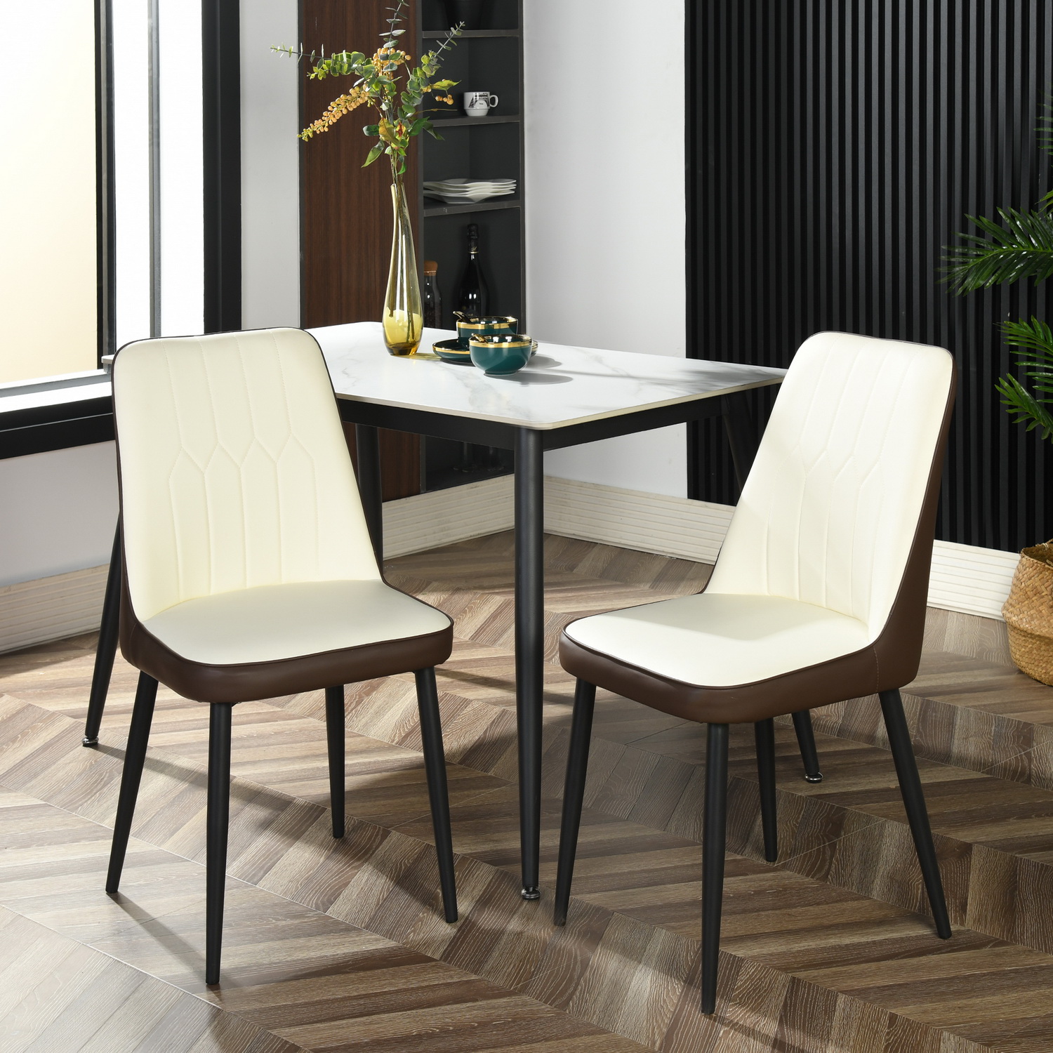 Foto 6 pulgar | Sillas de Comedor Homemake Lette Marrón
