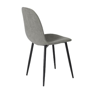 Foto 2 | Juego De 4 Sillas de Comedor Homemake Charlton Gris