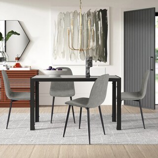Foto 6 | Juego De 4 Sillas de Comedor Homemake Charlton Gris
