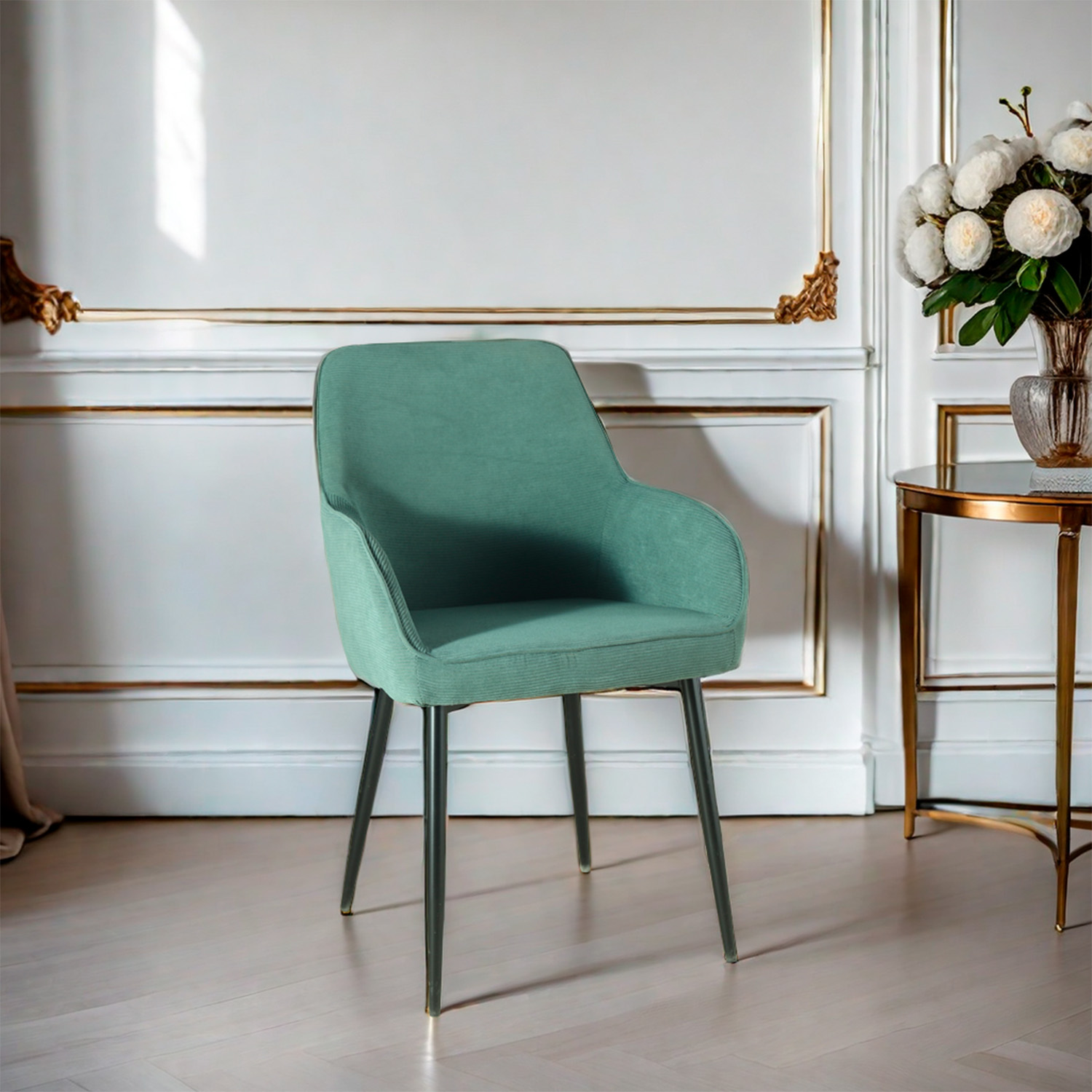 Foto 8 pulgar | Silla De Comedor Bossa Ginny Verde