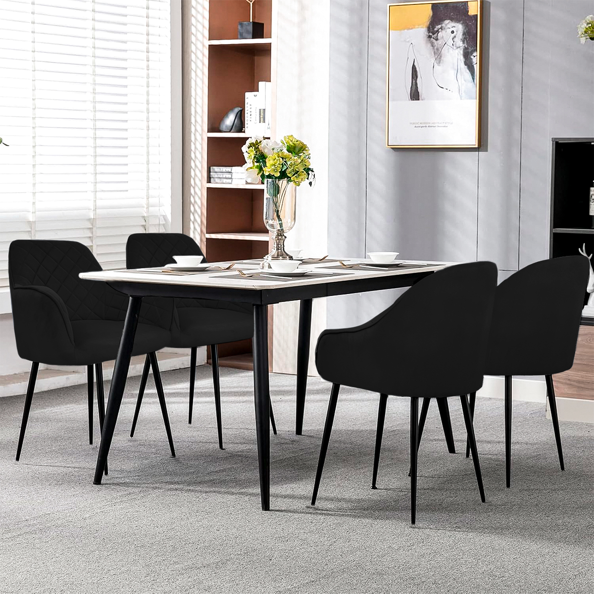 Foto 8 pulgar | Set De 2 Sillas Velvet Modernas Para Comedor Marca Gravita