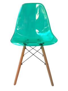 Foto 1 | Silla INM Eames Verde Transparente 1 Pieza