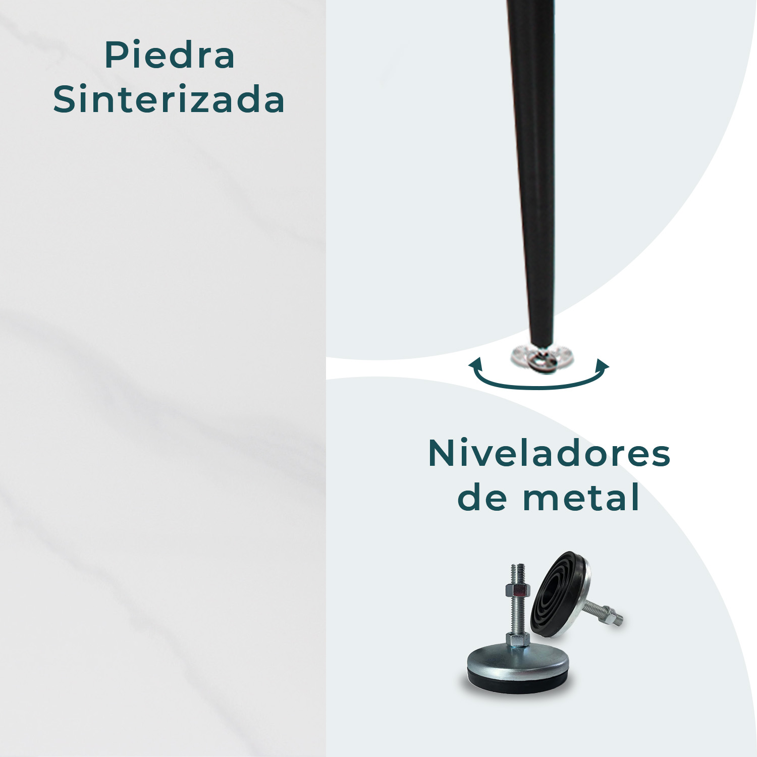 Foto 5 | Mesa De Comedor 160 Sora 1326 Blanco