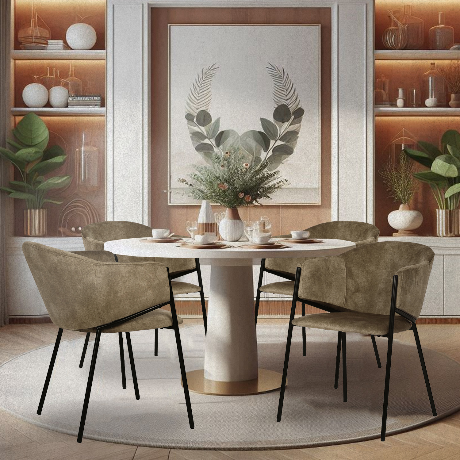 Foto 4 pulgar | Mundo In Muebles Silla De Comedor Isolla 2101 Café