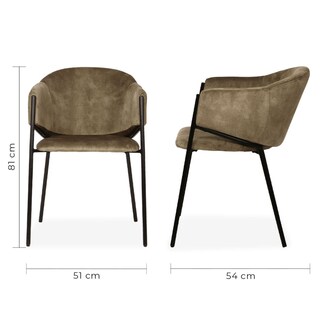 Foto 5 | Mundo In Muebles Silla De Comedor Isolla 2101 Café