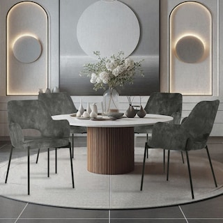 Foto 3 | Mundo In Muebles Silla De Comedor Shcola 3038 Gris