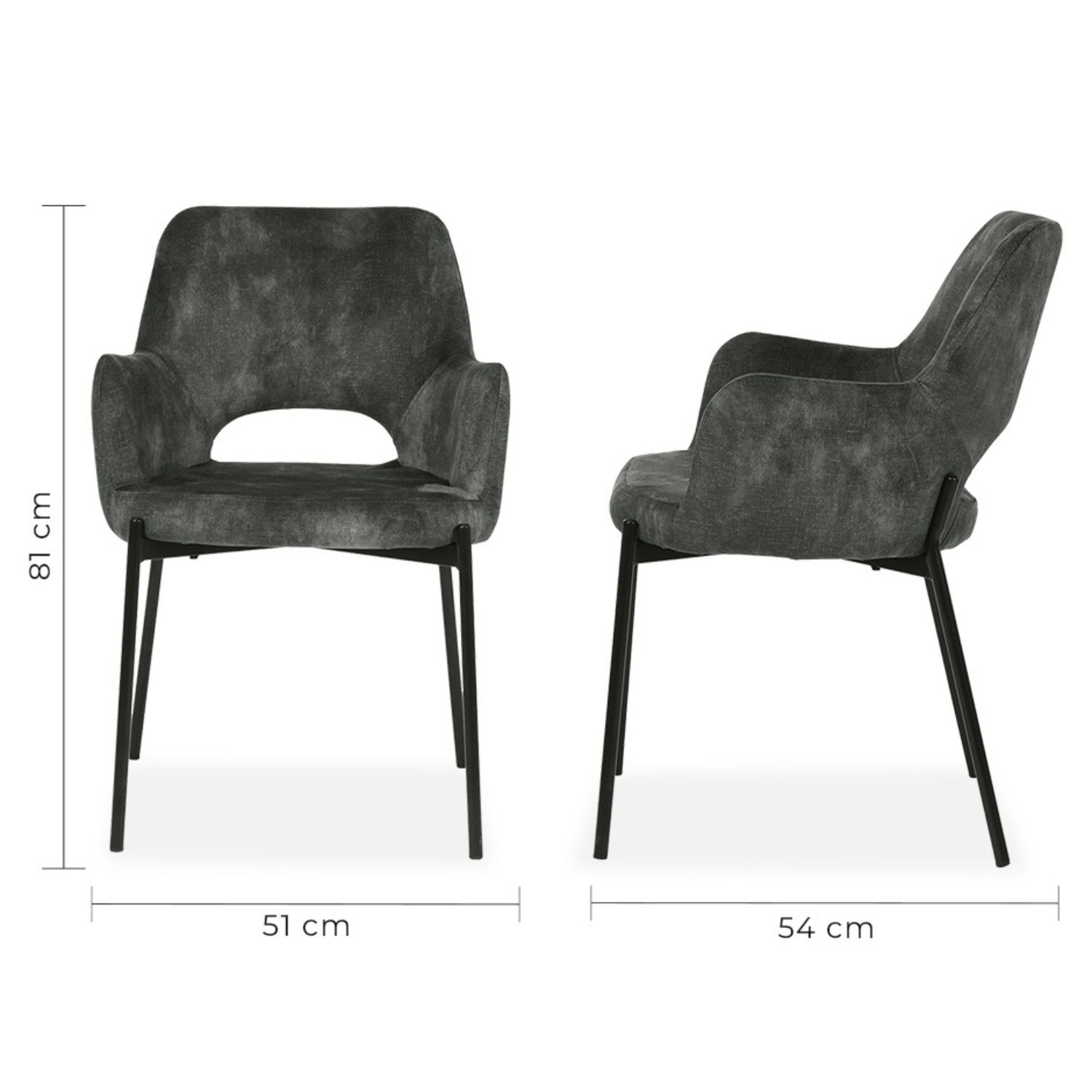 Foto 6 pulgar | Mundo In Muebles Silla De Comedor Shcola 3038 Gris