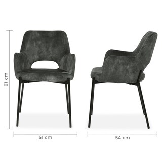 Foto 5 | Mundo In Muebles Silla De Comedor Shcola 3038 Gris