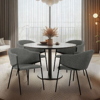 Foto 3 | Silla de Comedor Mundo In Muebles Gris