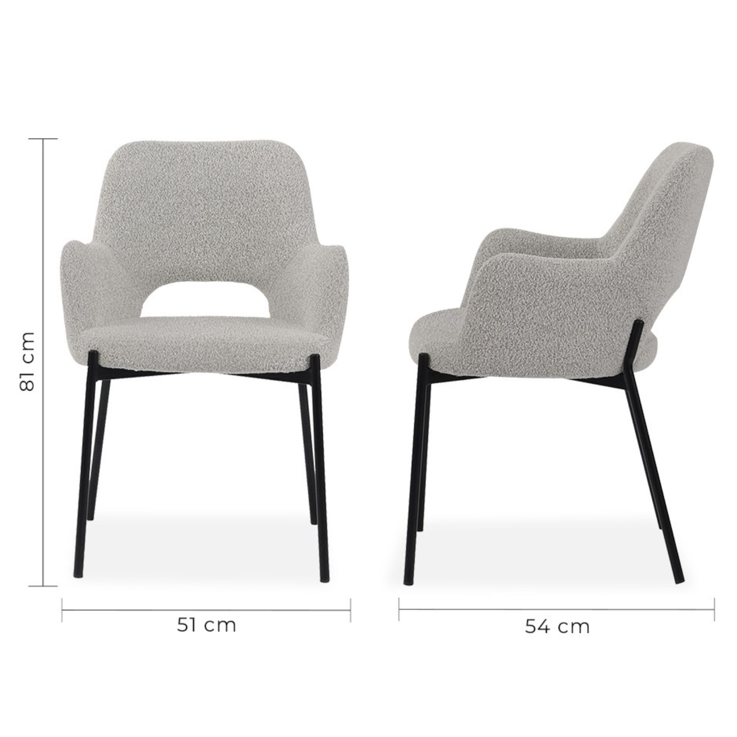 Foto 6 pulgar | Silla de Comedor Blanca