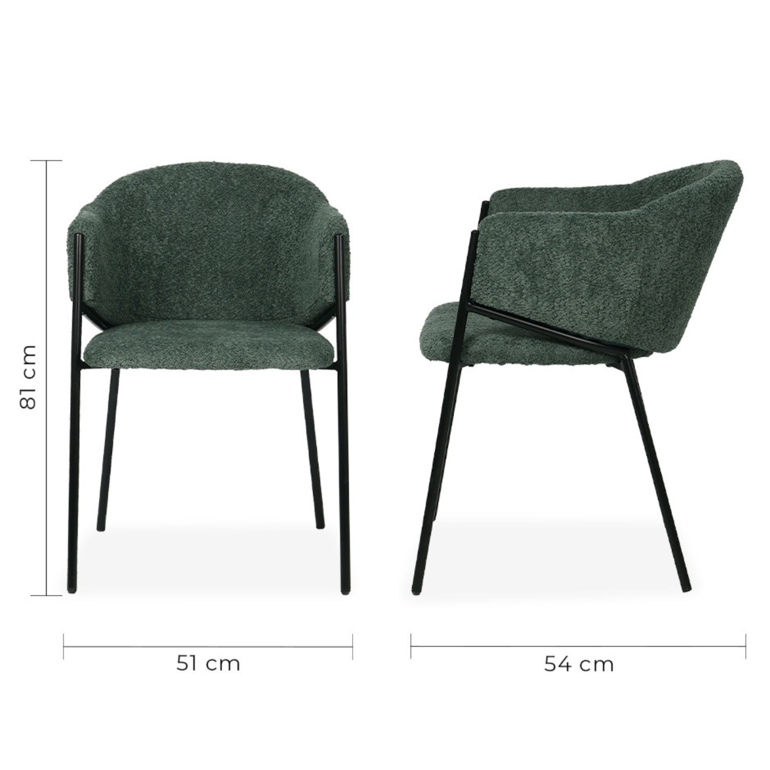 Foto 4 pulgar | Silla de Comedor Isolla 2101 Verde