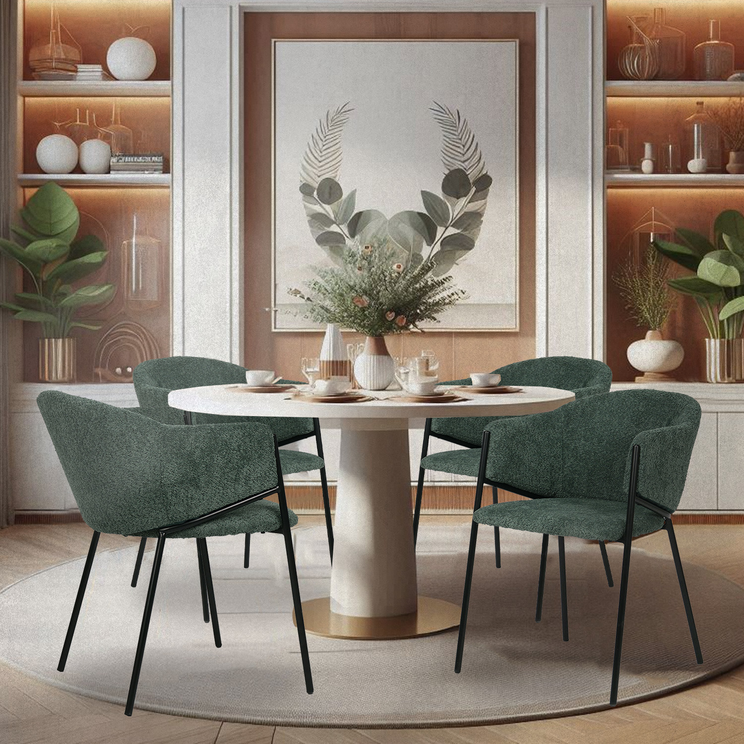 Foto 5 | Silla de Comedor Isolla 2101 Verde