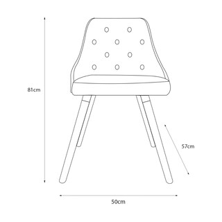 Foto 6 | Silla De Comedor Con Asiento Acolchado Tapizado En Cuero Sintético Blanco. Patas En Madera De Caucho