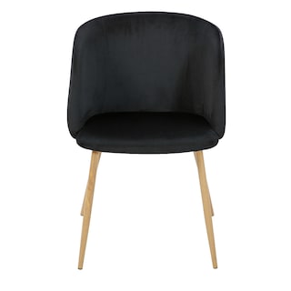 Foto 1 | Silla de Comedor en Terciopelo Alterego Negro