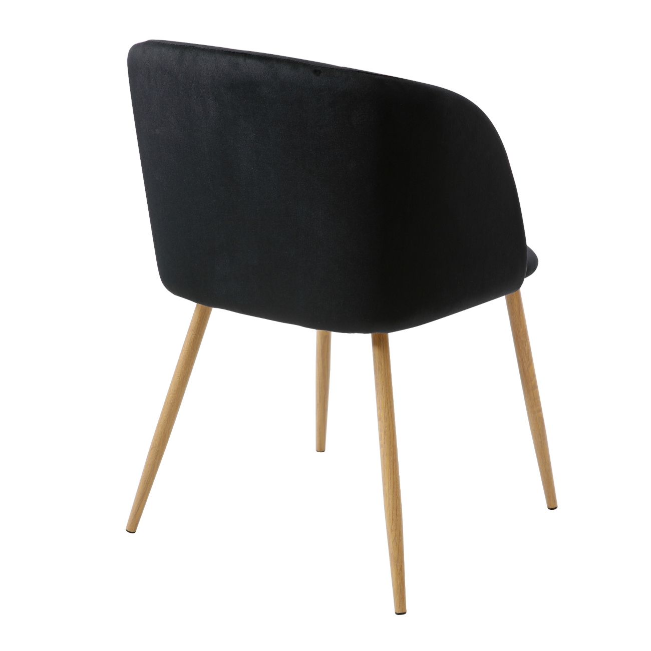 Foto 4 pulgar | Silla de Comedor en Terciopelo Alterego Negro