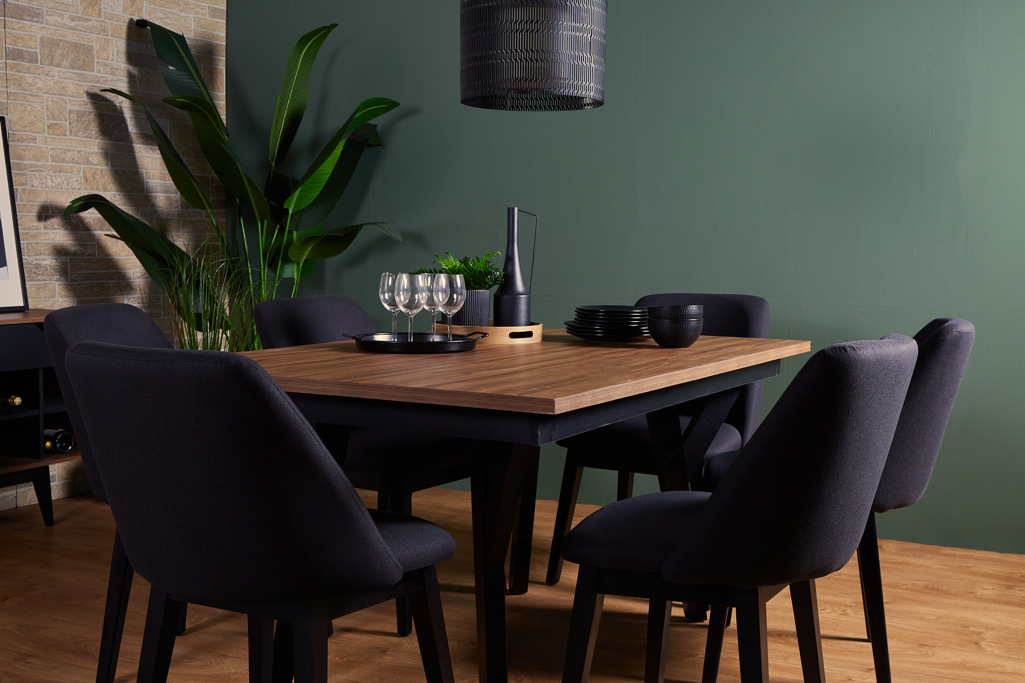 Foto 6 pulgar | Silla para Comedor Alterego Negra