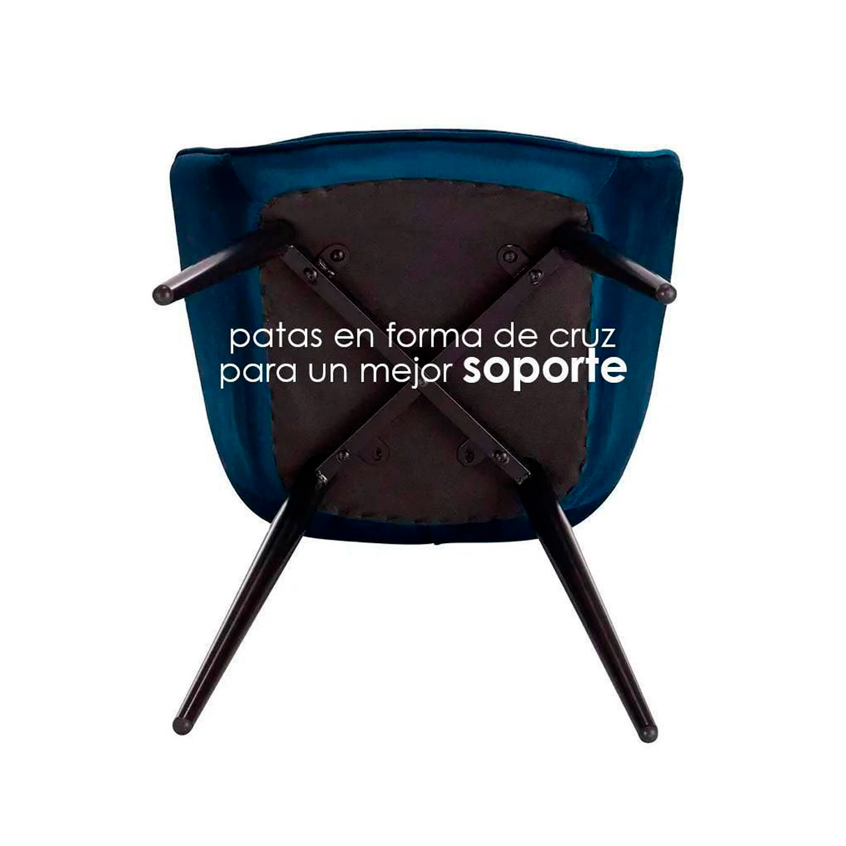 Foto 4 pulgar | Paquete De 2 Sillas Para Comedor Ilios Innova Tokio Azul