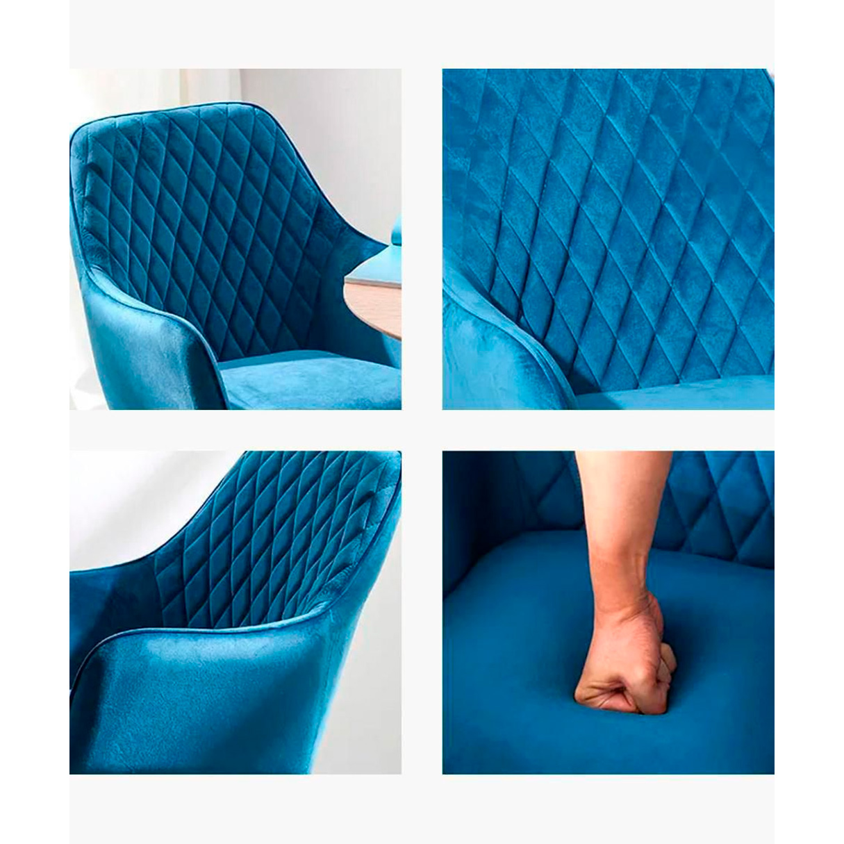 Foto 5 pulgar | Paquete De 2 Sillas Para Comedor Ilios Innova Tokio Azul