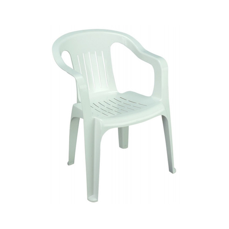 Foto 1 | Silla Plástica Brexia Color Blanco Mod. Pda025a-012 Duna