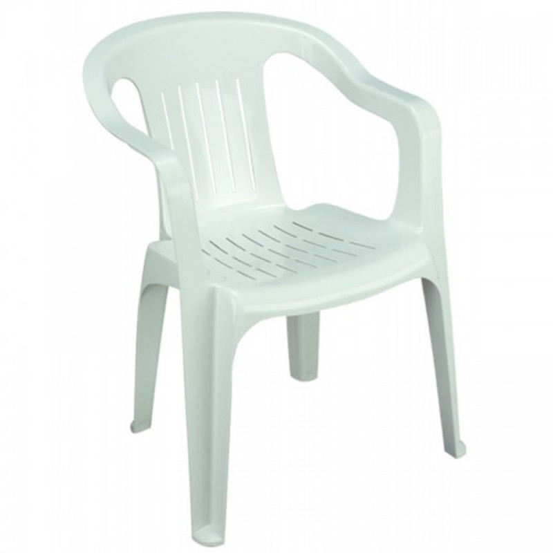Foto 3 pulgar | Silla Plástica Brexia Color Blanco Mod. Pda025a-012 Duna