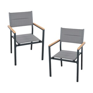 Foto 1 | Sillas de Comedor Ilios Innova para Exterior Apilables y Acolchadas 2 piezas