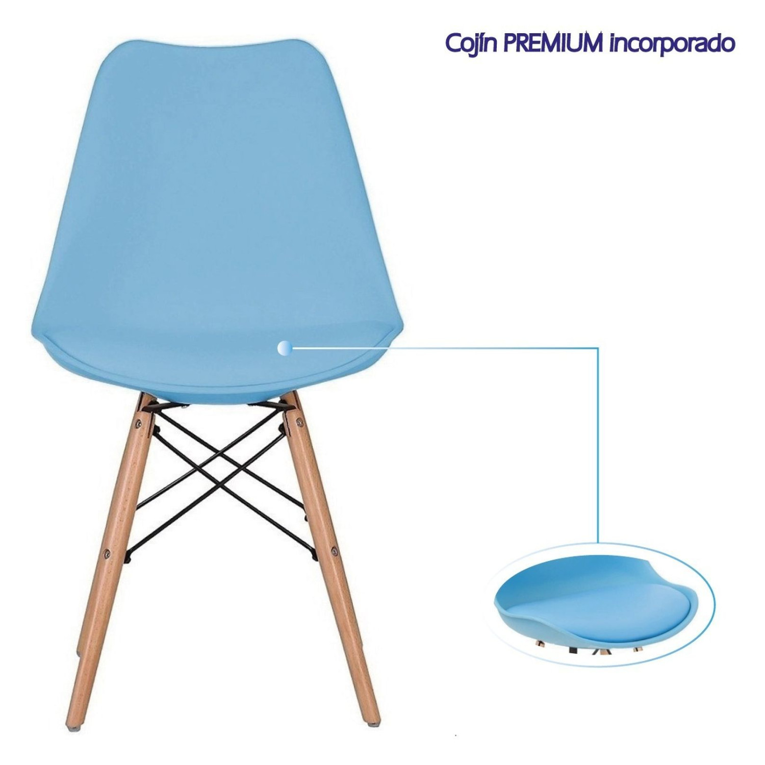 Foto 6 | Silla Rack & Pack Azul