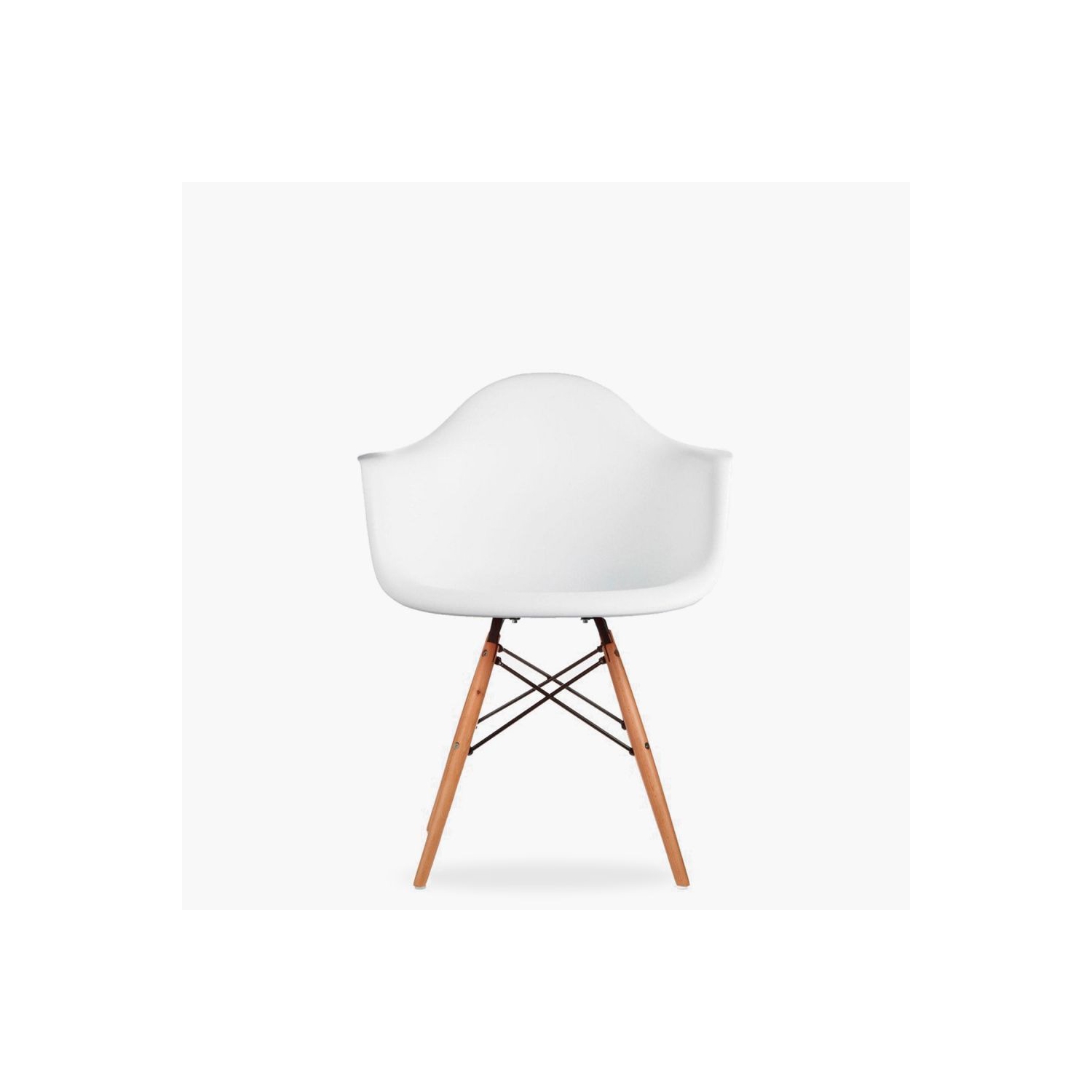 Sillón Eames Replica Polipropileno Blanco 140kg - Venta Internacional.