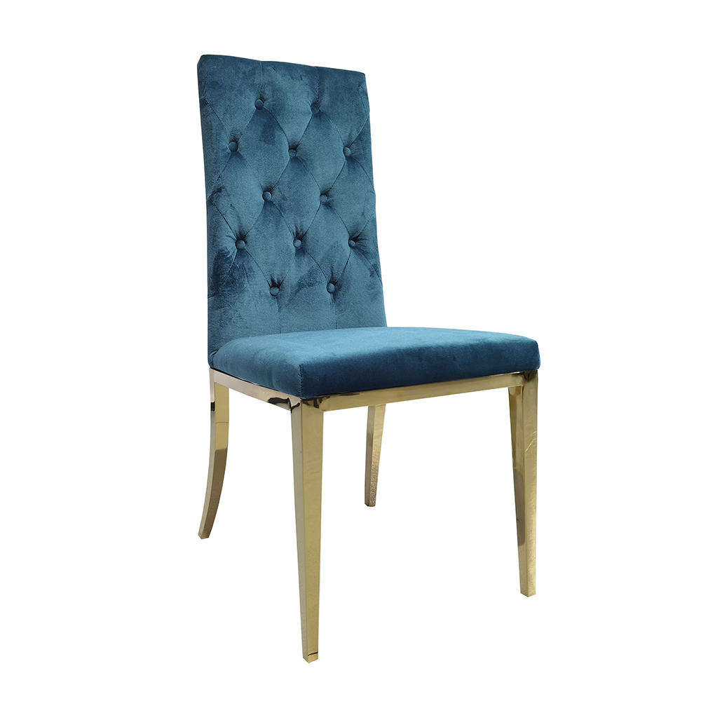 Foto 1 | Silla Lulu Capitonada Azul Terzetto